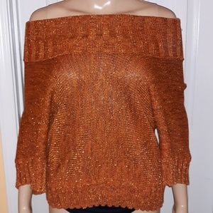Cozy off the shoulder sweater
